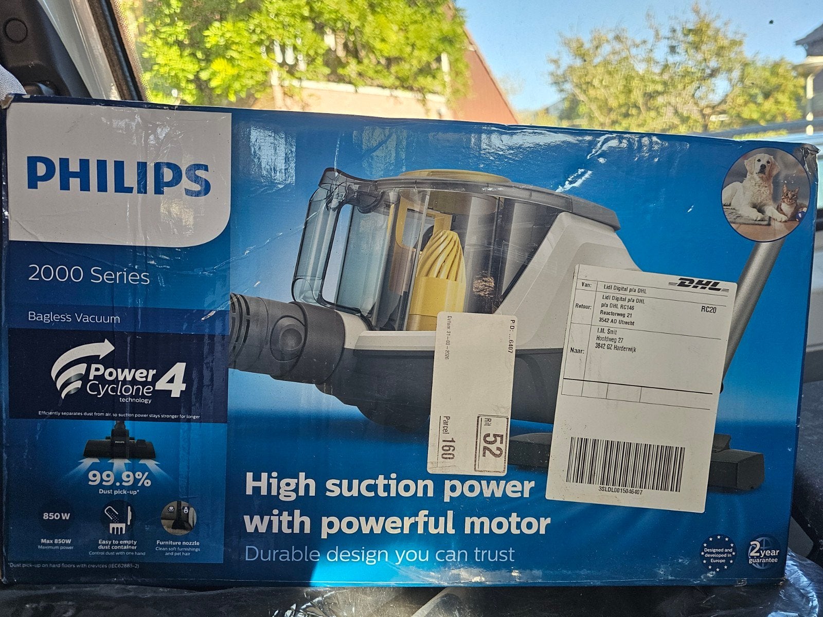 Philips 2000 Series XB2140 Zakloze Stofzuiger nieuw in doos, Witgoed en Apparatuur, Philips, Nieuw, Ophalen of Verzenden, Sledestofzuiger