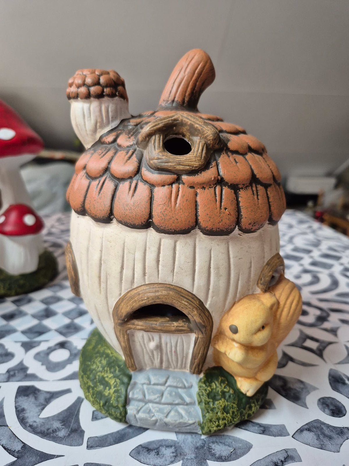 Paddenstoel huis herfst, Ophalen, Zo goed als nieuw