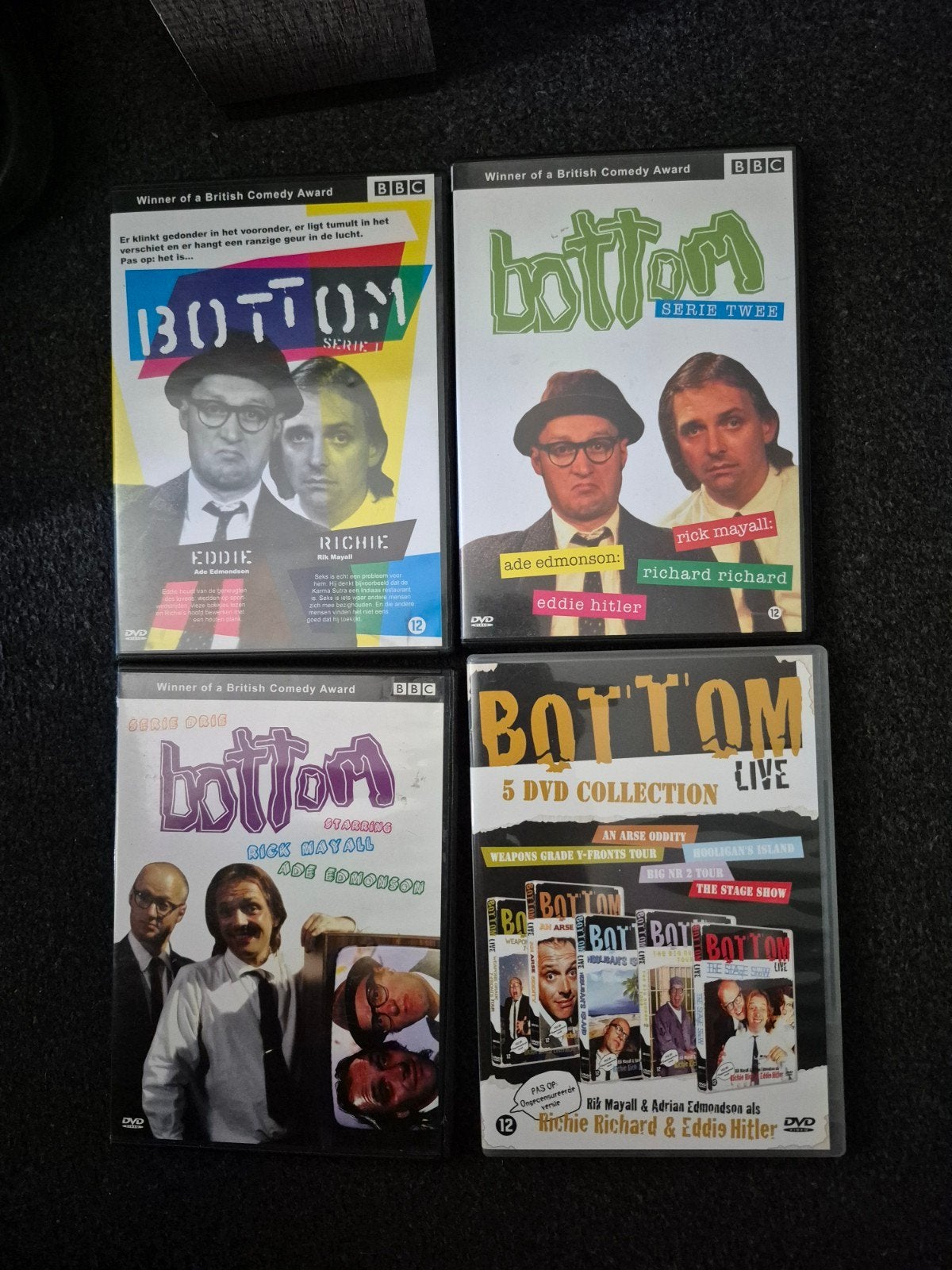 DVD  botyom Collectie: Seizoen 1, 2, 3 & 5 DVD Boxset, Seizoen 5, Gebruikt, Nederlands, Ophalen of Verzenden