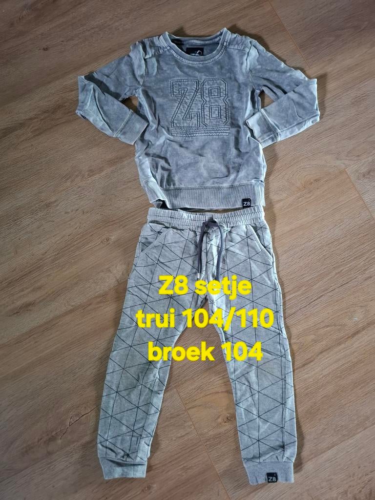 Z8 jongenssetje maat 104/110, Ophalen of Verzenden, Zo goed als nieuw, Jongen