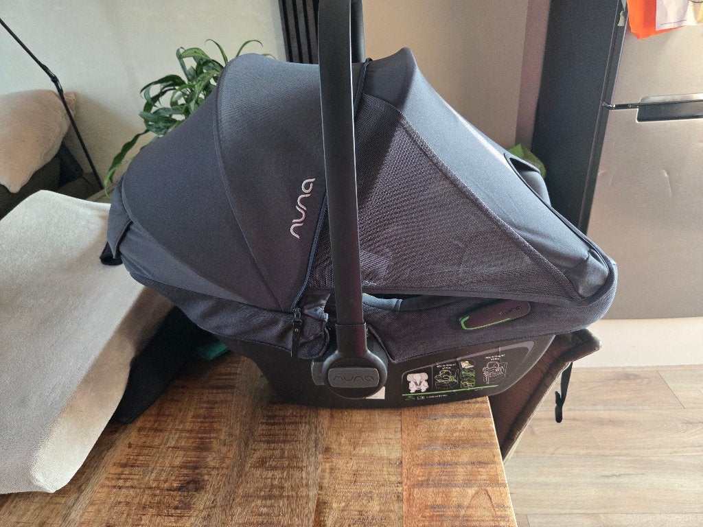 Nuna Pipa Next autostoeltje, Autogordel of Isofix, Gebruikt, Zijbescherming, 0 t/m 13 kg