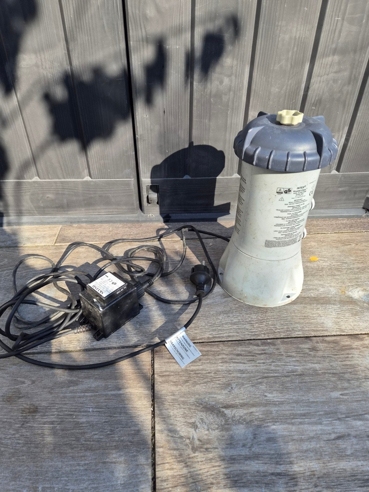 Intex filterpomp 604G, Ophalen of Verzenden, Gebruikt, Filter