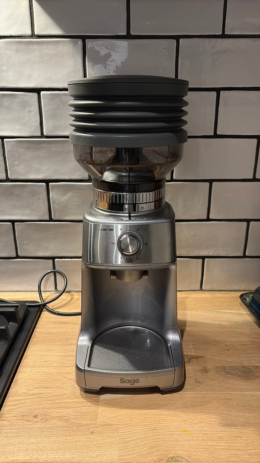 Sage Dose Control Pro, Witgoed en Apparatuur, Koffiezetapparaten, Zo goed als nieuw, Koffiebonen, Overige modellen, 10 kopjes of meer