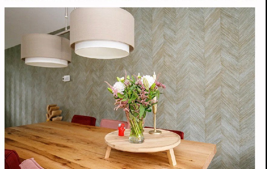 Ronde hanglamp met dubbele kap 50cm en 40cm, Ophalen, Metaal, E27 (groot), Zo goed als nieuw