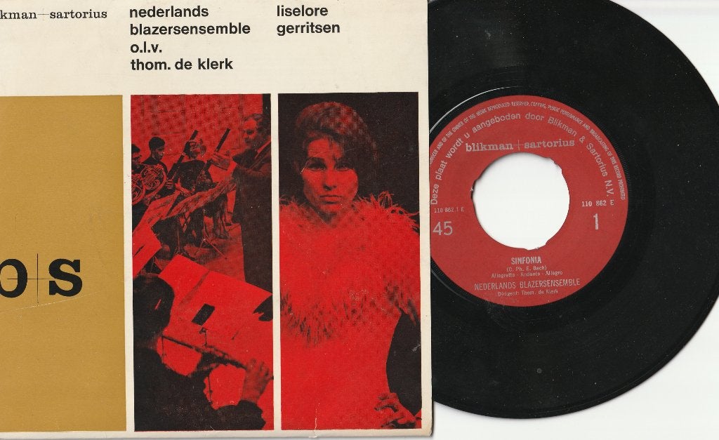 Liselore Gerritsen–Nederlands blazersensemble zeldz 1966, Ophalen, Gebruikt, 12 inch, Levenslied of Smartlap