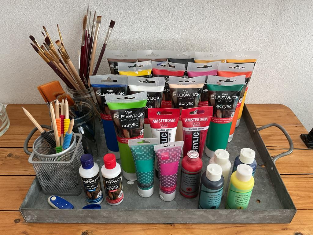 Schilderspullen van Bleiswijck Amsterdam Hema etc, Hobby en Vrije tijd, Schilderen, Ophalen, Gebruikt, Overige typen