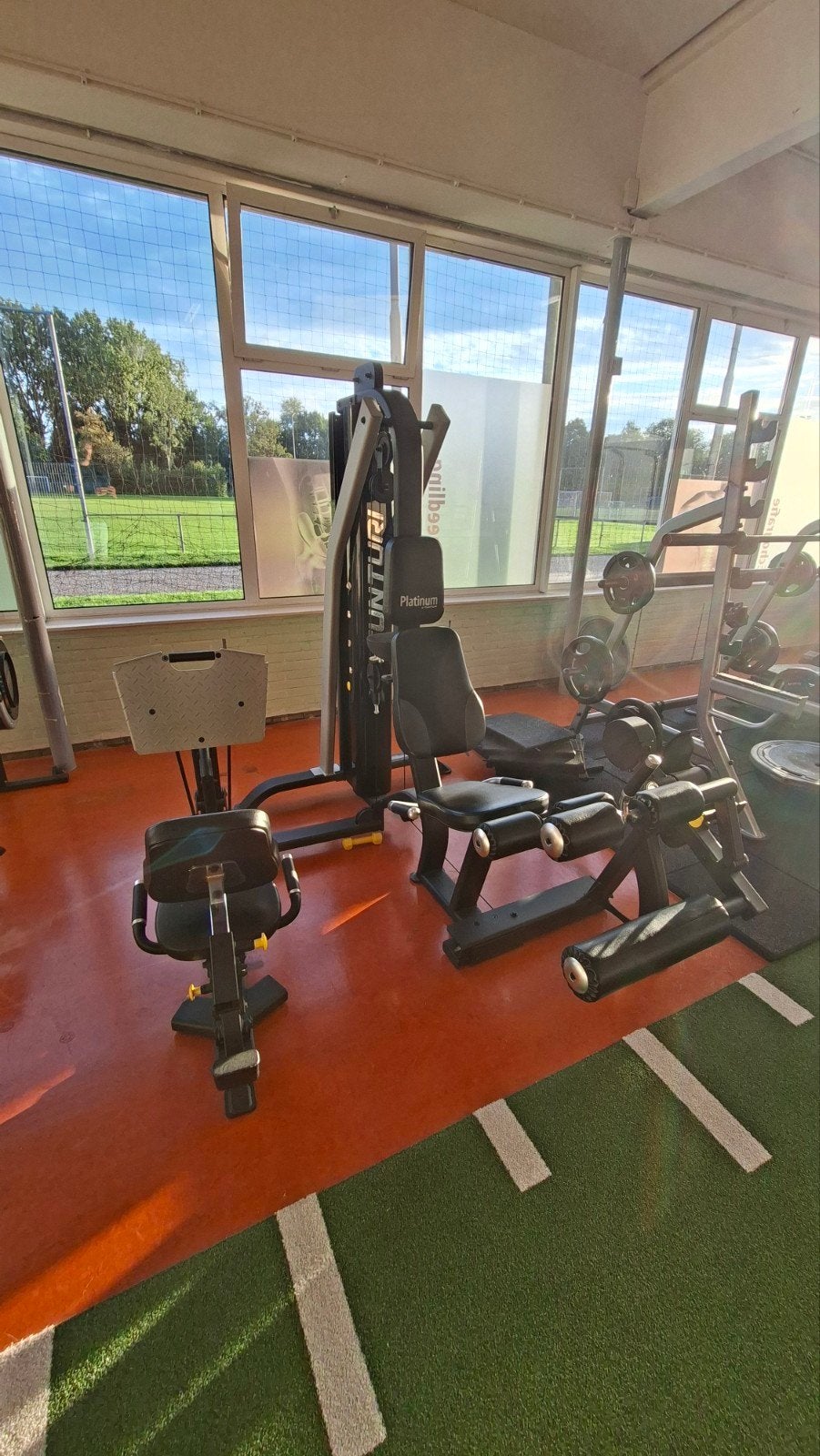 Multimachine (legpress, leg extension en leg curl), Ophalen, Gebruikt, Krachtstation, Metaal