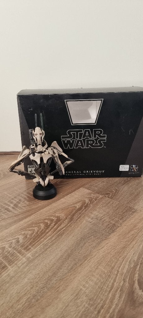 Star Wars General Grievous Buste Gentle Giant, Ophalen of Verzenden, Zo goed als nieuw, Beeldje of Buste