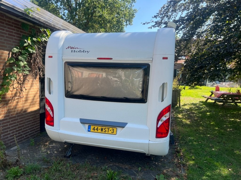 Hobby 495 UFE 2014, Caravans en Kamperen, Vast bed, Rondzit, Hobby, Bedrijf