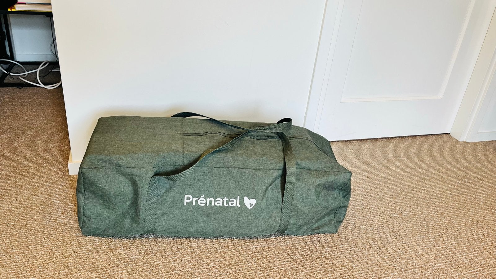 Prénatal campingbed compleet met matras, dekbed en omtrekken, Ophalen, Zo goed als nieuw, Rechthoekig