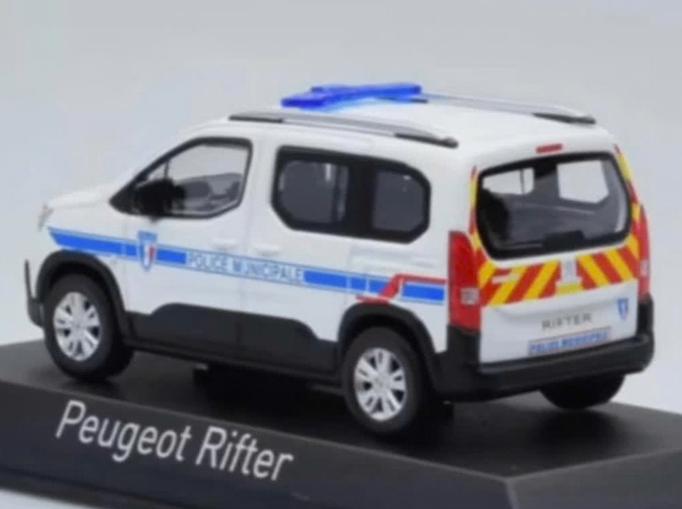 PEUGEOT RIFTER 2019 POLICE MUNICIAPLE 1/43 NOREV REF 479067, Verzenden, Nieuw, Auto, Norev