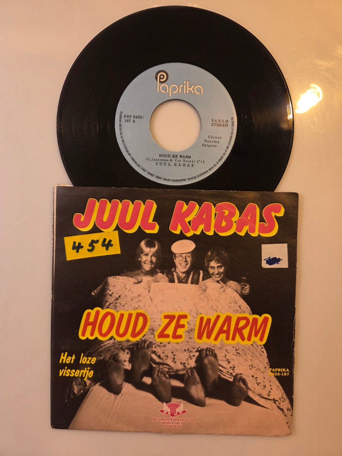 Juul Kabas - Houd ze warm, Cd's en Dvd's, Ophalen of Verzenden, Gebruikt, 7 inch, Pop