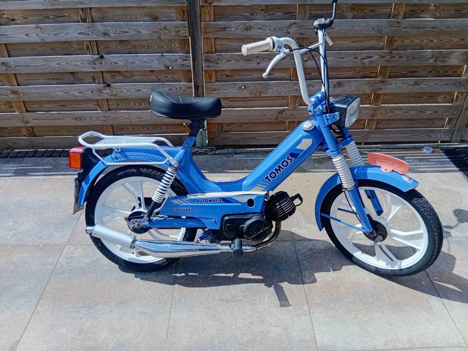 Tomos S luxe blauw kenteken, Fietsen en Brommers, Brommers | Tomos, Gebruikt, Maximaal 45 km/u, Standard, 49 cc