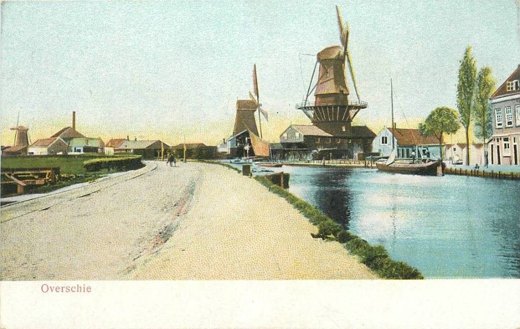 388-243-025 Overschie, Verzenden, Voor 1920, Zuid-Holland