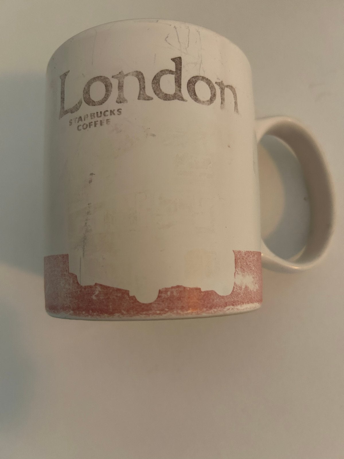 Starbucks City Mugs - London & New York (Gebruikt), Vintage, Gebruikt, Meerkleurig, Ophalen of Verzenden