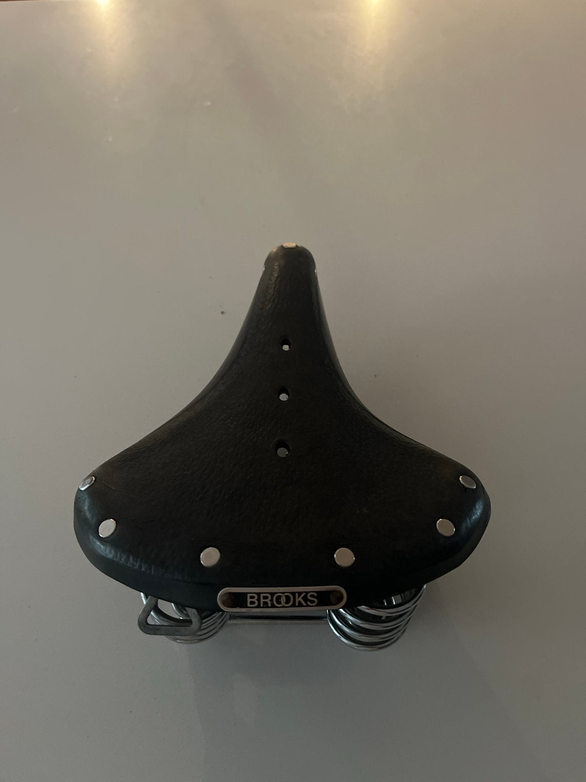 Brooks Zadel B67 Zwart - Comfortabel en Duurzaam, Fietsen en Brommers, Fietsonderdelen, Gebruikt, Leer, Ophalen of Verzenden, Zadel