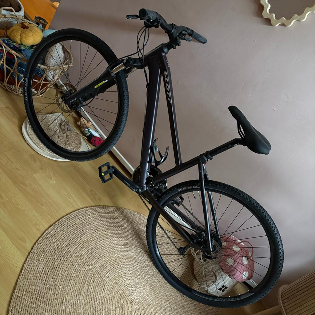 Scott Sub Cross 30 damesfiets racefiets hybride paars, 28 inch, 47 tot 50 cm, Zo goed als nieuw, Meer dan 20 versnellingen