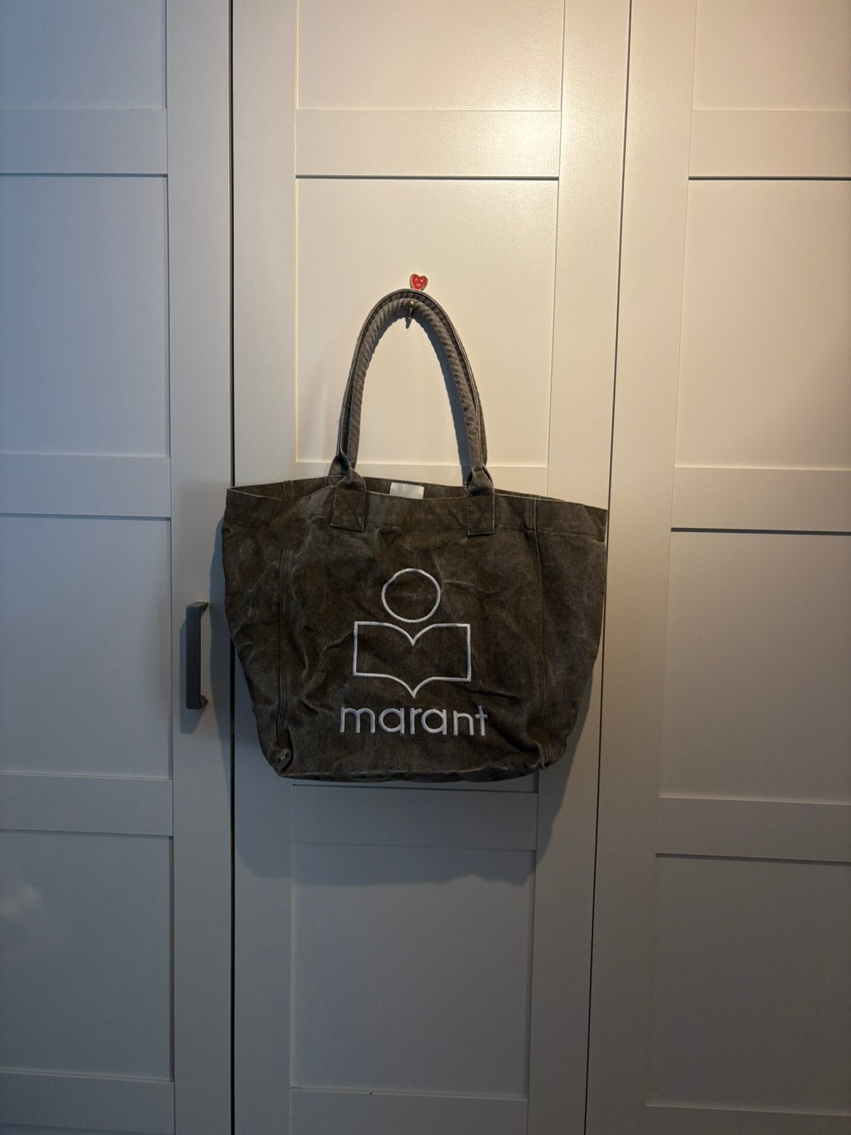 Isabel Marant tote bag, Verzenden, Zo goed als nieuw, Groen, Shopper