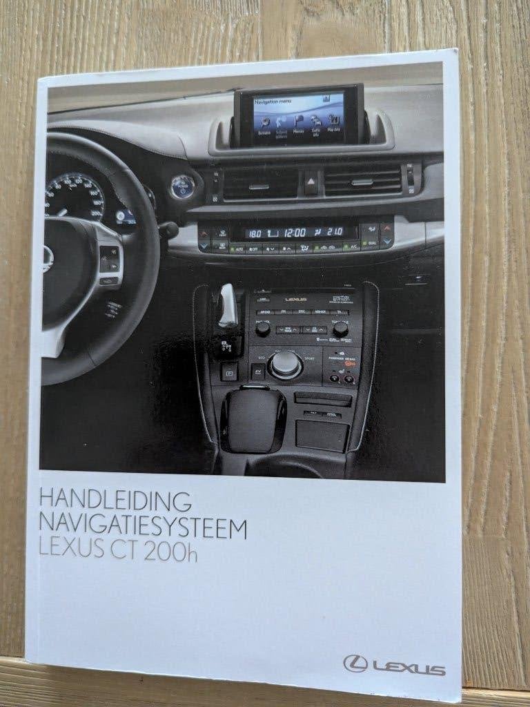 Lexus CT200H Gebruikershandleiding navigatiesysteem(Als nieu, Ophalen of Verzenden