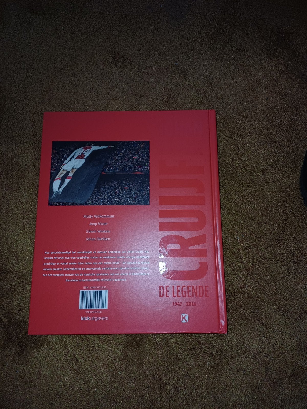 CRUIJF DE LEGENDE, Boeken, Sportboeken, Nieuw, Ophalen of Verzenden, Balsport, Matty Verkamman; Jaap Visser; Johan Derksen; Edwin Winkels