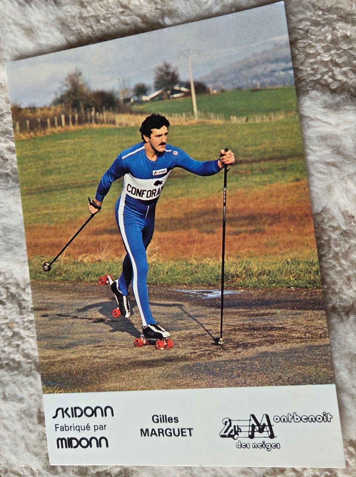 Gilles Marguet Skidon Rolskiën, Verzenden, 1980 tot heden, Gelopen, Overige thema's