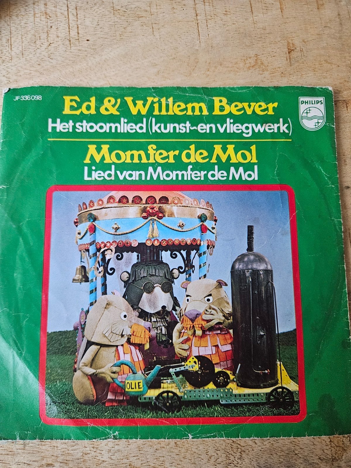 Ed & Willem Bever - Het Stoomlied / Momfer de Mol (Vinyl), Cd's en Dvd's, Vinyl Singles, Gebruikt, EP, Kinderen en Jeugd, 7 inch