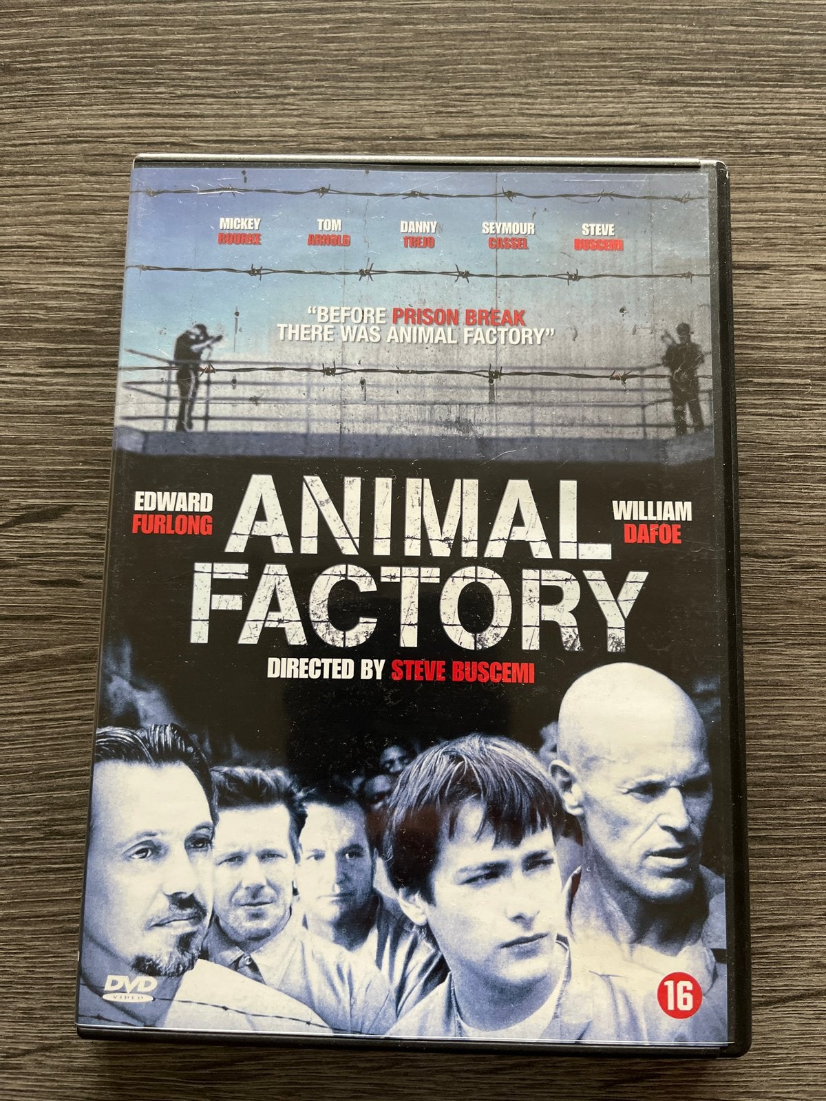 DVD Animal Factory - Gevangenisdrama met Willem Dafoe, Vanaf 16 jaar, Nederlands, Breedbeeld, Ophalen of Verzenden