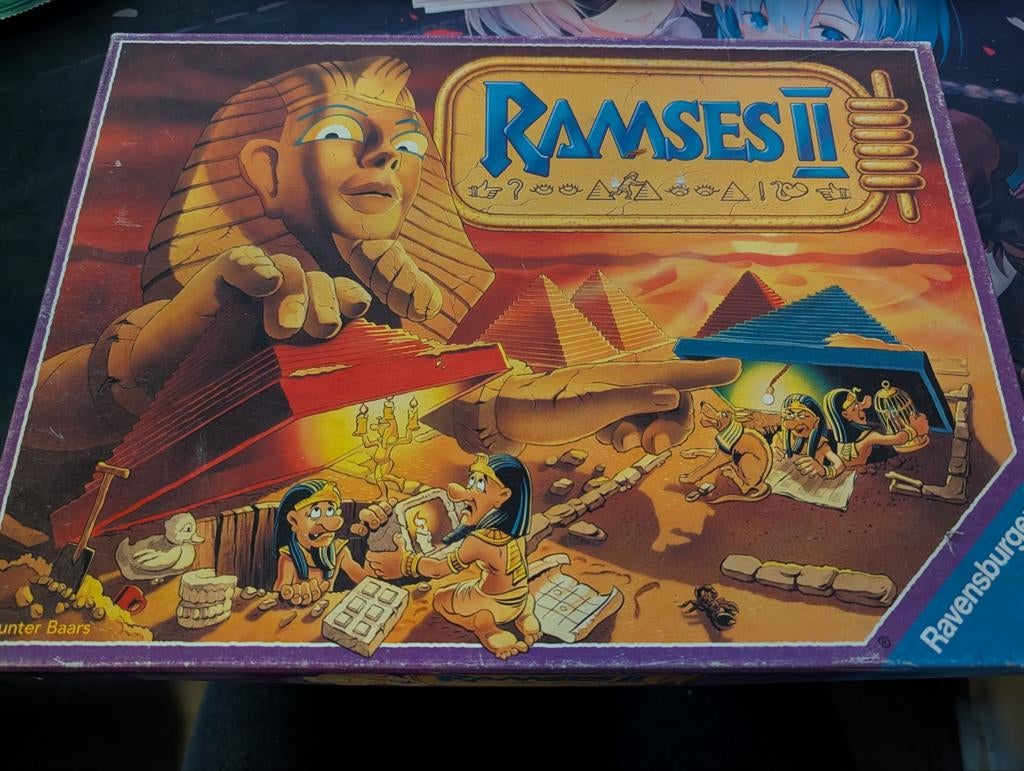 Ramses II Bordspel - Ravensburger, Hobby en Vrije tijd, Gezelschapsspellen | Bordspellen, Gebruikt, Drie of vier spelers, Ophalen of Verzenden