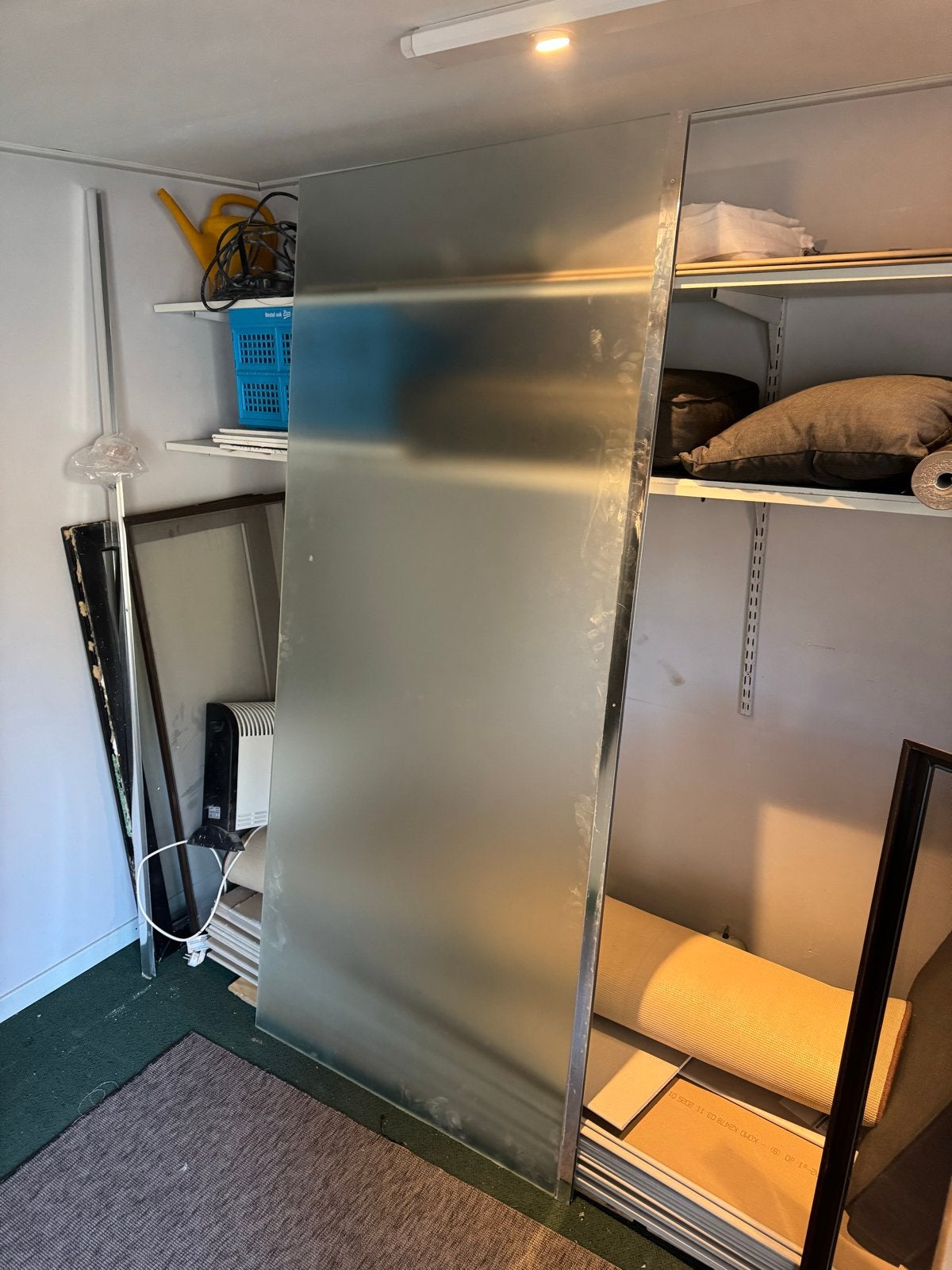 Glazen douchewand / glasplaat, Ophalen, Gebruikt, Glasplaat, 160 cm of meer