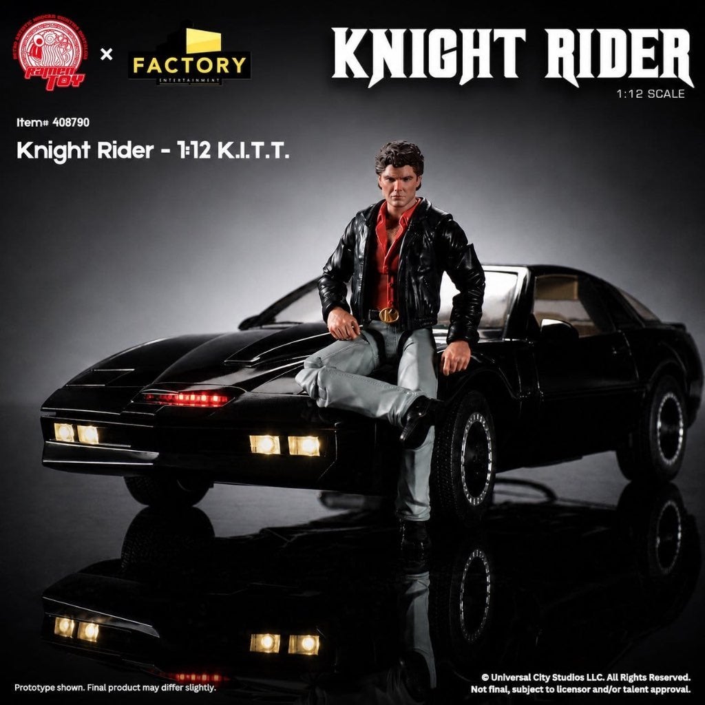 Knight Rider 1/12 K.I.T.T. & Michael Knight Action Figure, Auto, Nieuw, Ophalen of Verzenden, 1:9 t/m 1:12