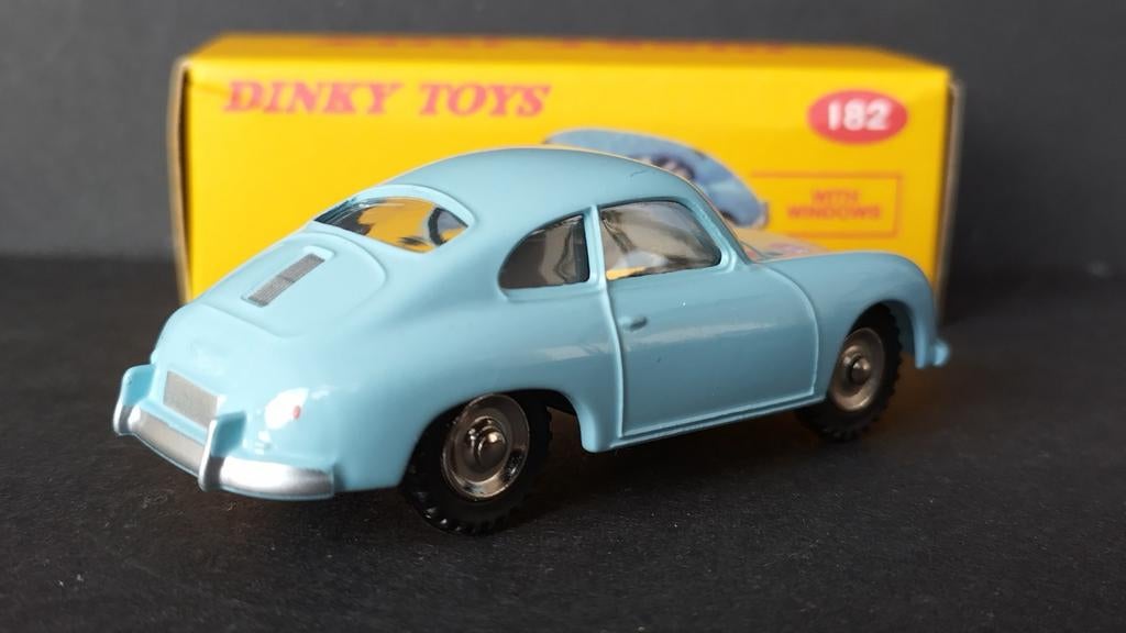 Porsche 356 A Coupe blue 1:43 Dinky Toys Atlas re-editie Pol, Auto, Verzenden, Dinky@atlascollections.com, Nieuw