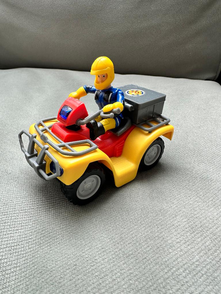Brandweerman Sam Quad met accessoires, Ophalen of Verzenden, Zo goed als nieuw