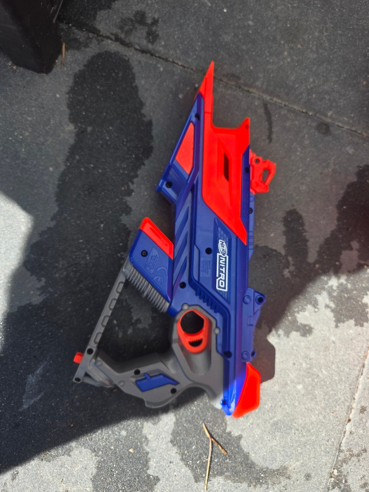Nerf Nitro blaster - Blauw/Rood, Ophalen of Verzenden