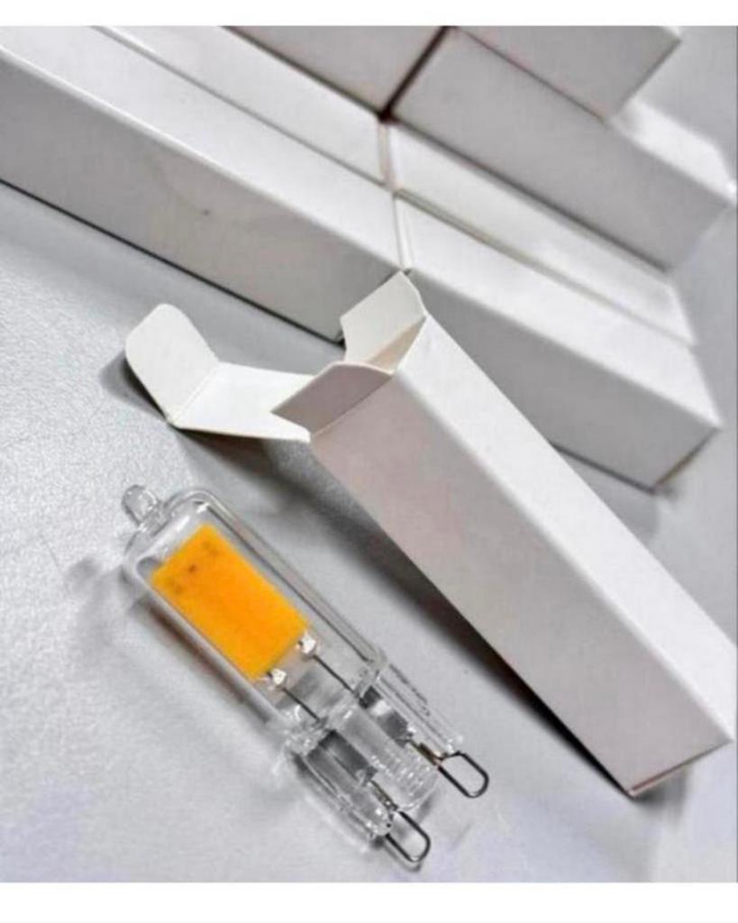 Partij 10X - LED G9 Fitting glas 5W warm wit sfeervol licht, Led-lamp, Soft of Flame, Nieuw, Ophalen of Verzenden