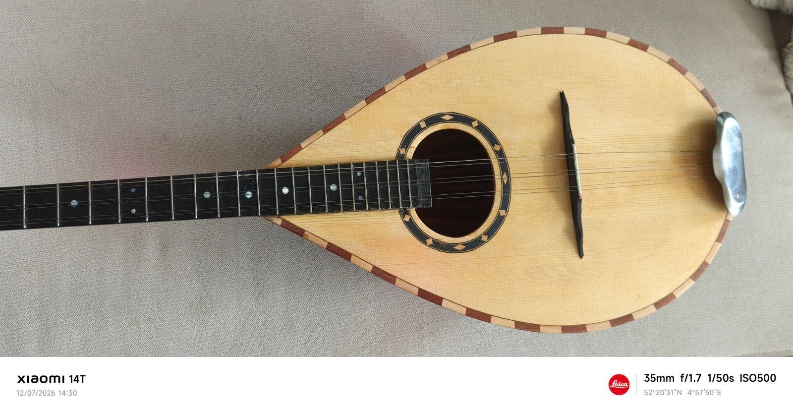 Bouzouki rembetiko, Muziek en Instrumenten, Ophalen, Zo goed als nieuw, Western- of Steelstringgitaar