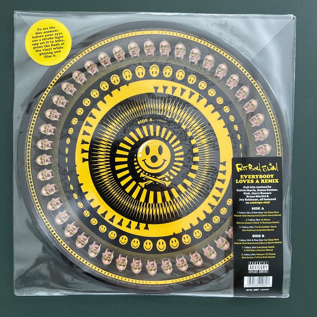 Fatboy Slim Everybody Loves A Remix Zoetrope RSD vinyl, LP, Verzenden, Picture disc, Dance