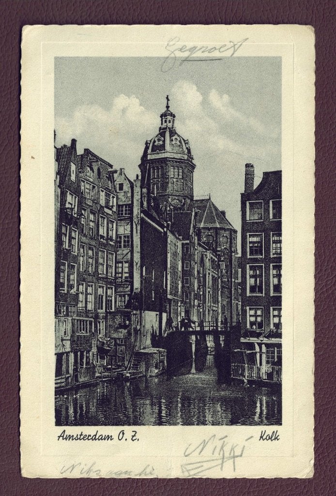 Amsterdam O.Z.- Kolk - 1939 (Militaire post) - (pst. Bussum), Ophalen of Verzenden, 1920 tot 1940, Gelopen, Noord-Holland