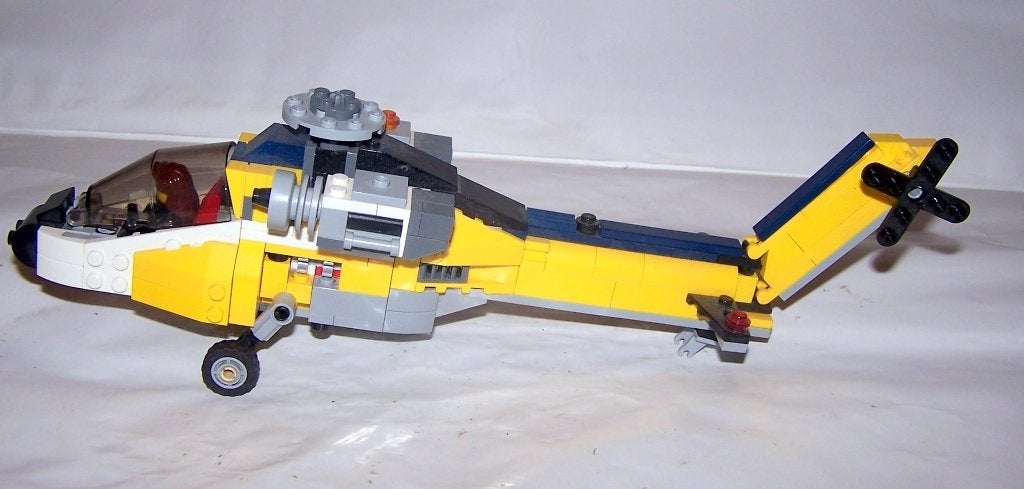 Lego Gele Racers helicopter. Niet compleet., Lego, Ophalen of Verzenden, Zo goed als nieuw, Racers