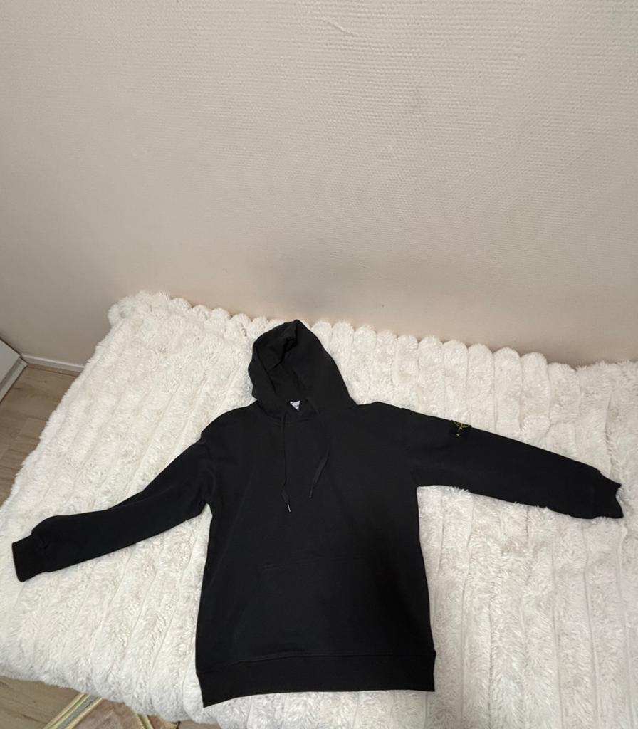 Stone Island Hoodie Zwart - Zo goed als nieuw, Ophalen, Zo goed als nieuw, Maat 48/50 (M), Zwart