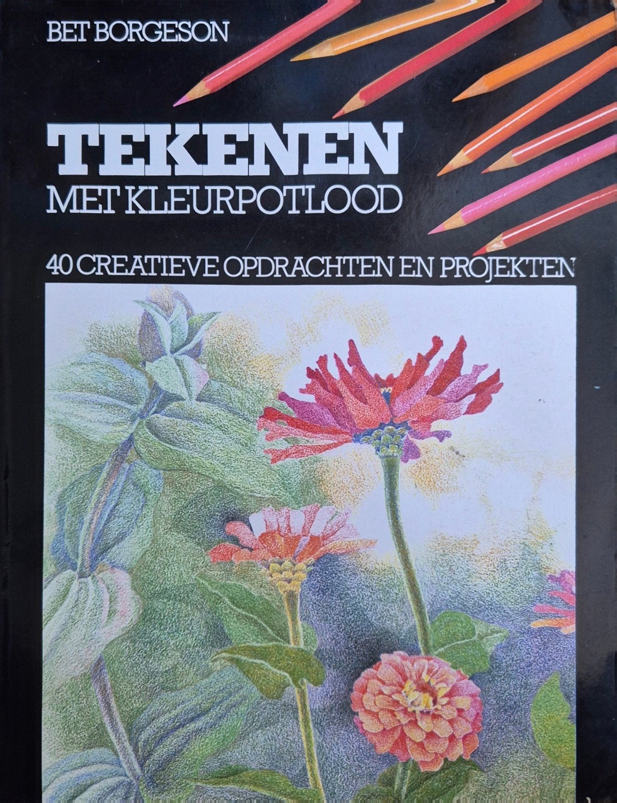 Tekenen met Kleurpotlood - 40 Creatieve Opdrachten, Ophalen of Verzenden, Gebruikt