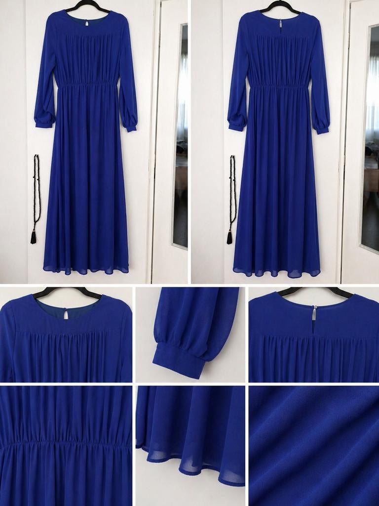 Hijab proof zomerjurk chiffon ( L) maat 40, Kleding | Dames, Ophalen of Verzenden, Zo goed als nieuw, Overige typen
