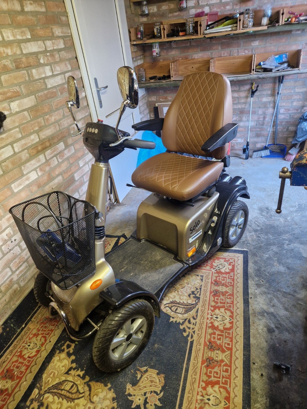 solo 4 gold scootmobiel, Ophalen, Life and Mobility, Zo goed als nieuw, 16 km/u of meer