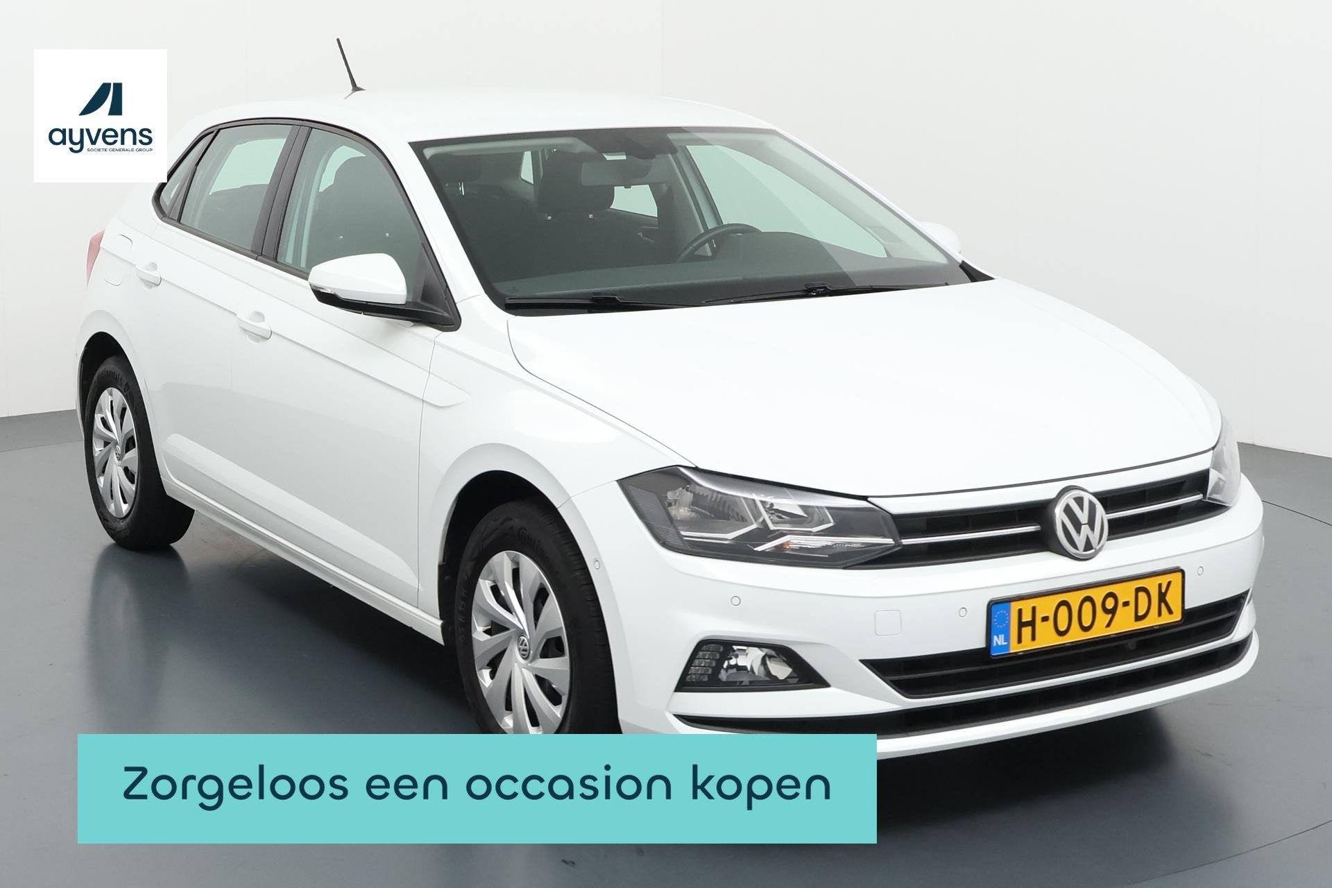 Volkswagen Polo 1.0 TSI Comfortline Business Praktisch en zu, Auto's, Stof, Gebruikt, 95 pk, Wit