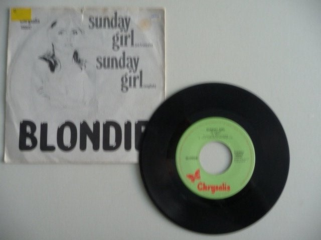 single BLONDIE - SUNDAY GIRL - Chrysalis Records, 1978, Gebruikt, 7 inch, Ophalen of Verzenden, Pop