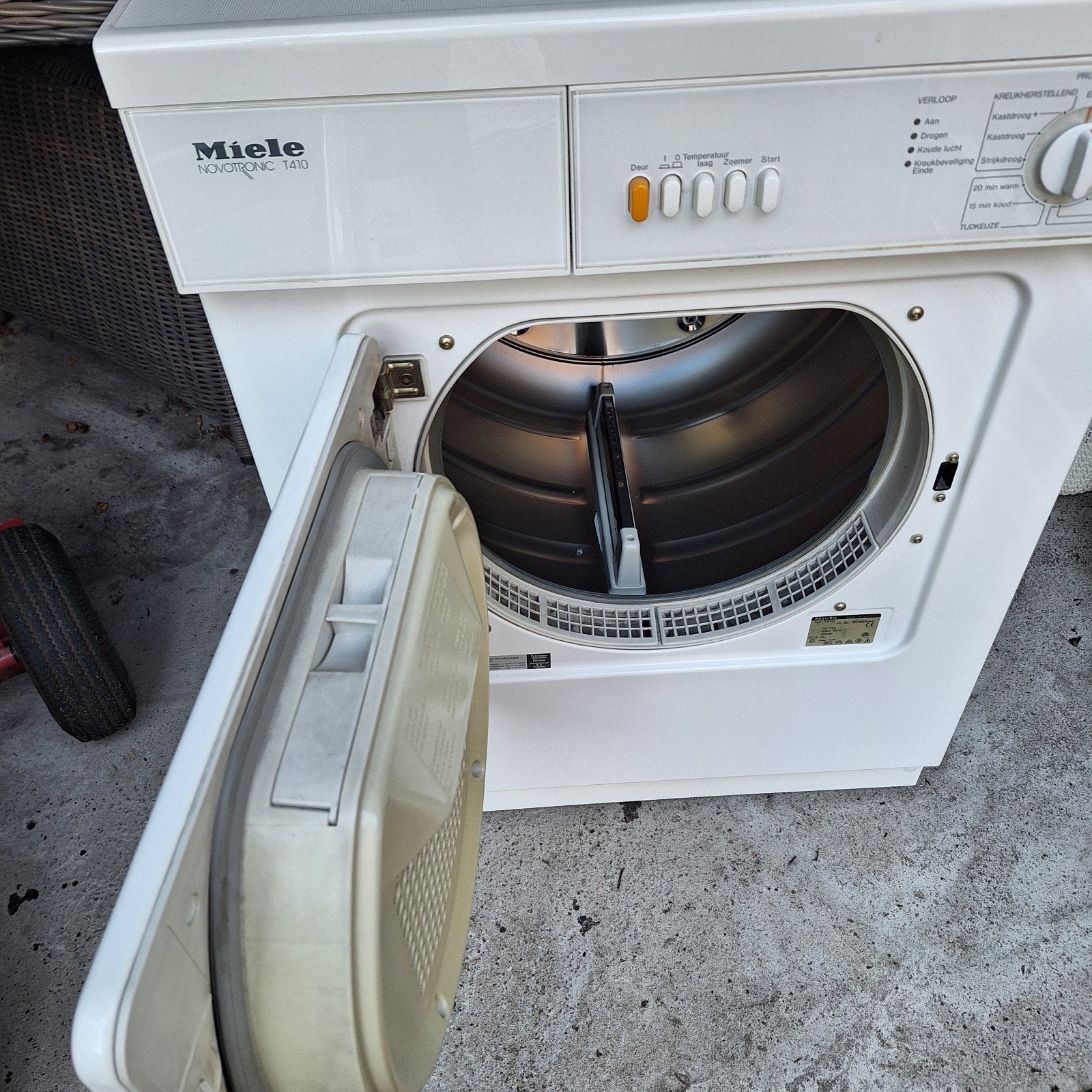 Miele Novotronic T410 Luchtafvoer Droger - 5kg evt bezorgen, Witgoed en Apparatuur, Gebruikt, Luchtafvoer, 4 tot 6 kg, Ophalen of Verzenden