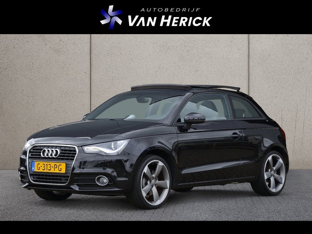 Audi A1 1.4 TFSI Ambition 140PK Automaat | Panoramadak | Sto, Euro 5, Zwart, 4 cilinders, 1095 kg