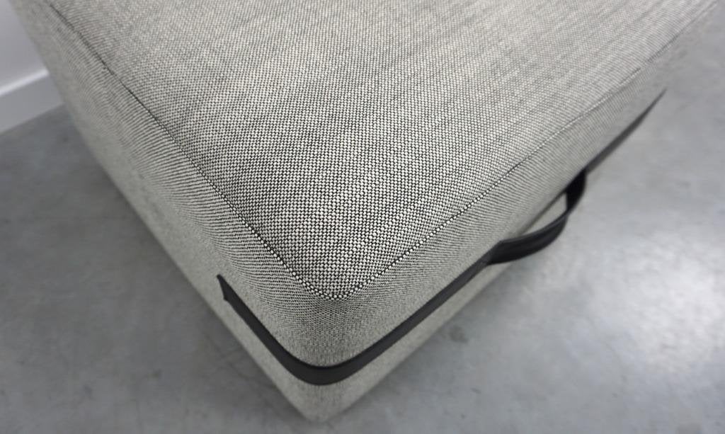 Design Poef | Zitkussen | Hocker | Grijs, Huis en Inrichting, Gebruikt, -, -, Ophalen of Verzenden