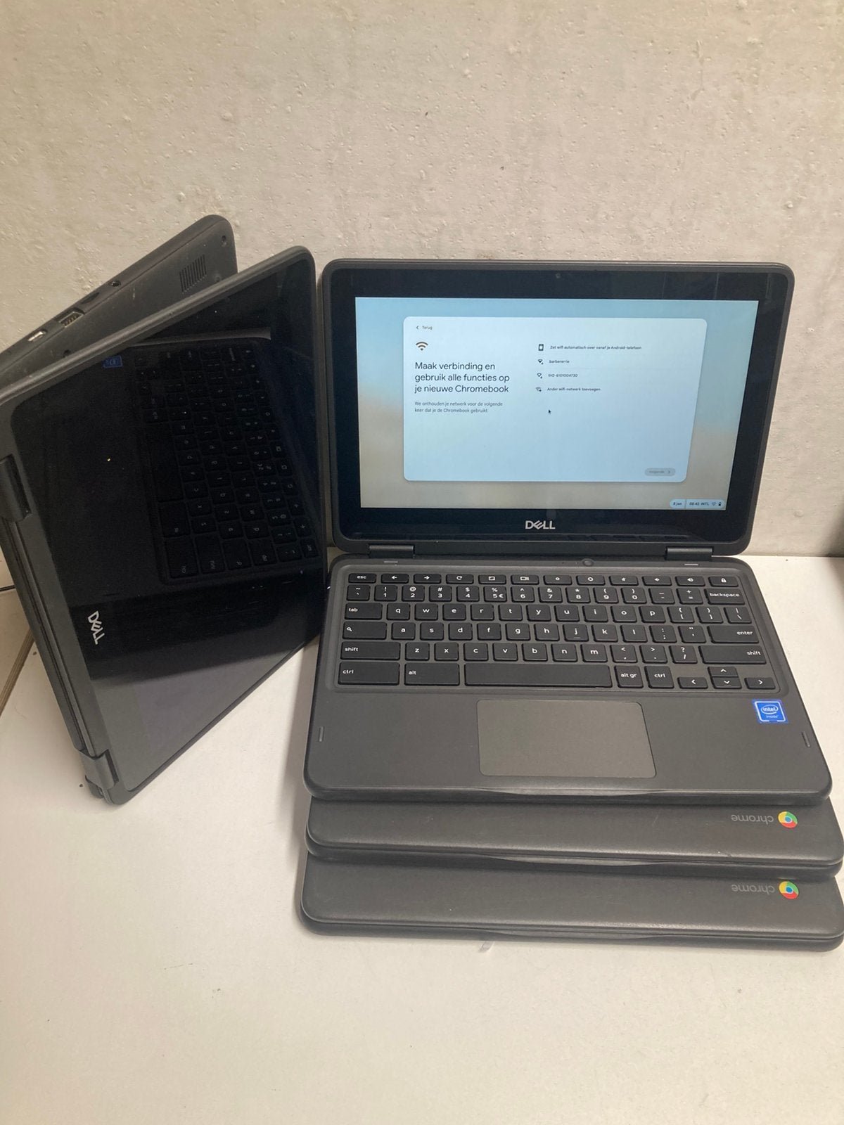 Dell Chromebook met draaischerm/touchscreen, Ophalen, Touchscreen, 32 GB of minder, 11 inch