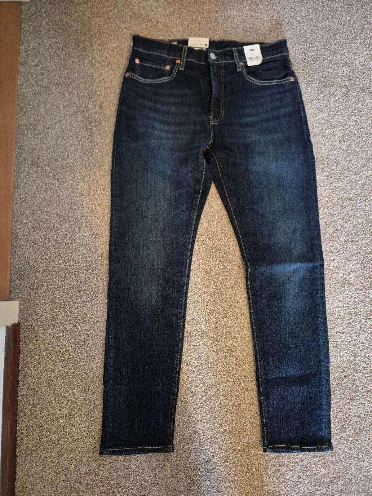 Nieuwe Levi's Jeans 512 Slim Taper Spijkerbroek - W31, L30, Levi's, Blauw, Nieuw, W32 (confectie 46) of kleiner