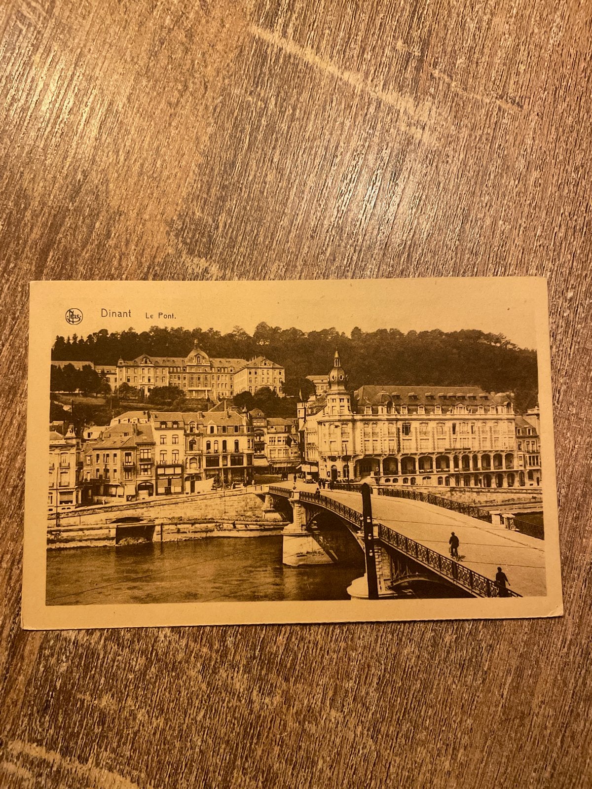 Oude Postkaart Dinant Le Pont - Gelopen, Ophalen of Verzenden, Gelopen, Namen